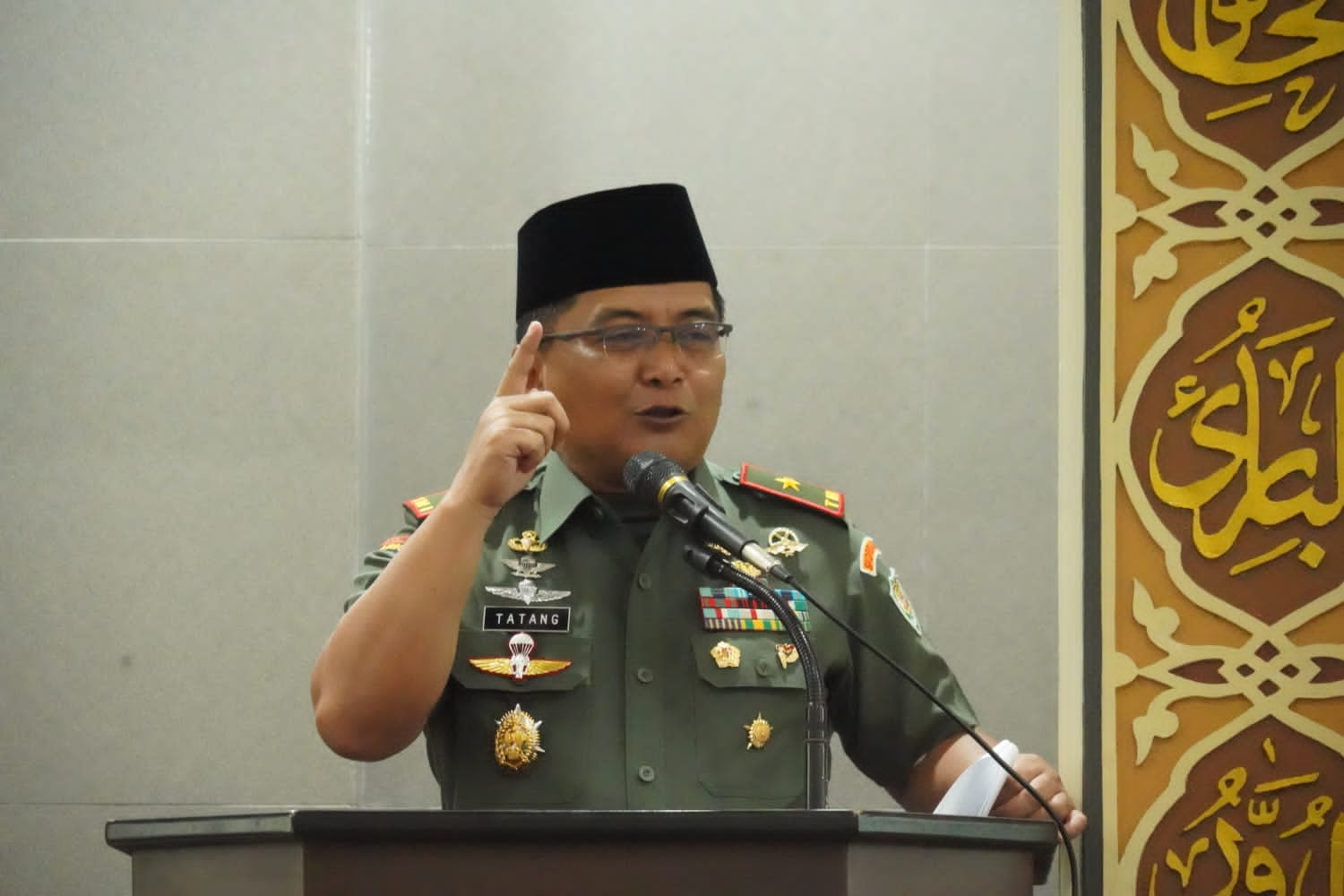 Peringati Maulid Nabi Muhammad SAW, Danrem 064/MY Ajak Prajurit TNI Teladani Akhlak dan Kepemimpinan Nabi