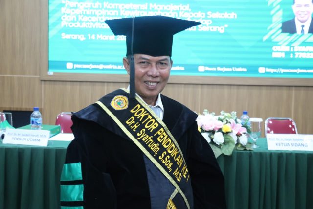 Inspiratif, Walikota Serang Syafruddin Harap Gelar Doktoral-nya Diikuti ASN Kota Serang