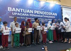 Cerdaskan Anak Indonesia, Yaga Yingde Kembali Bantu Biaya Pendidikan Anak Tak Mampu