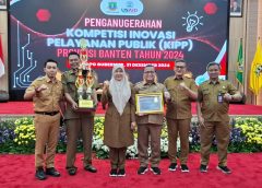 Dinkes Kabupaten Serang Raih Penghargaan Perangkat Daerah Terinovatif KIPP Banten 2024