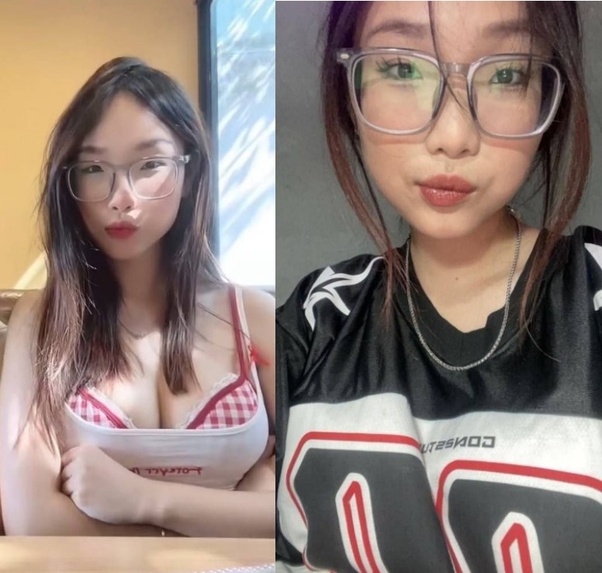 Cô đeo kính cận trông ngoan nhưng bên trong siêu dâm đãng