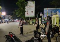 Cegah Kriminalitas, Brimob Lampung Patroli Malam di Hari Libur