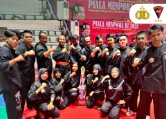 Brimob Polda Lampung Juara Pencak silat Piala Menpora RI Tahun 2024